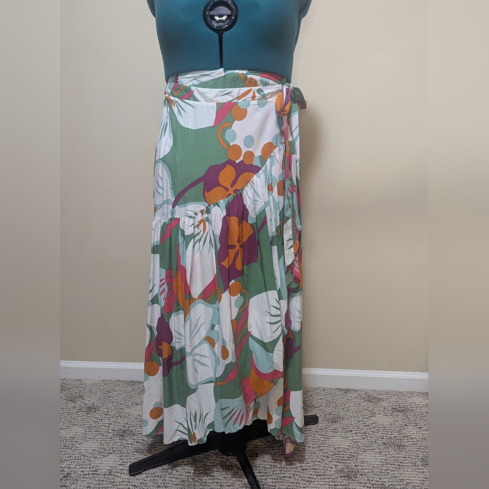 Rachel- Maxi Wrap Skirt- Size M